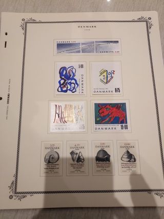 Dinamarca sellos 1996-2000