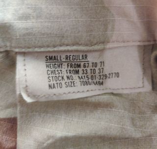 Chaqueta Militar US Air Force - Talla SR