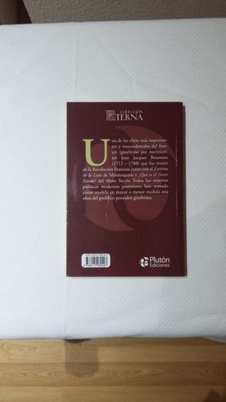 Libro El contrato social