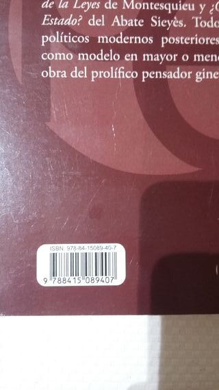 Libro El contrato social