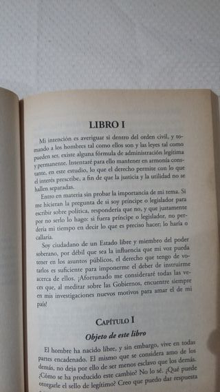 Libro El contrato social