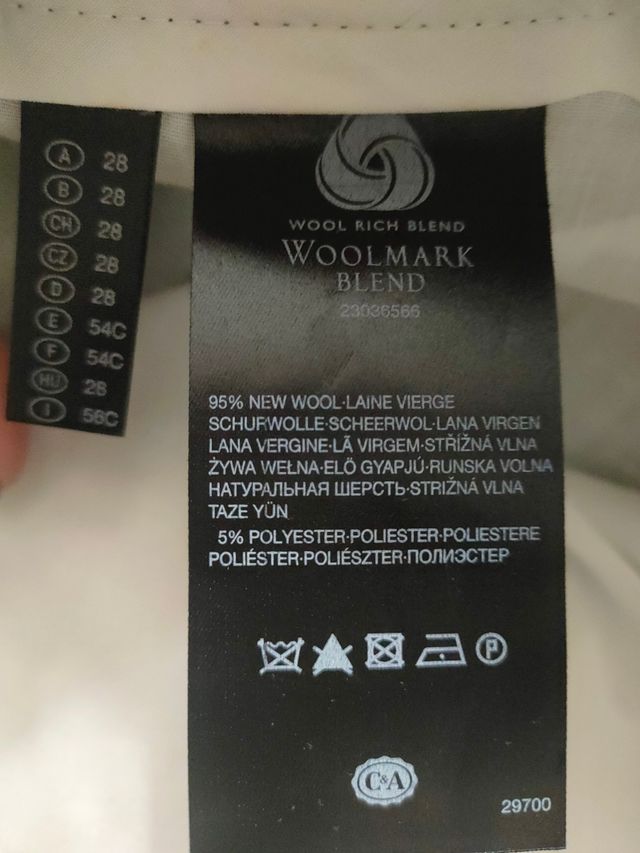 Traje chaqueta hombre