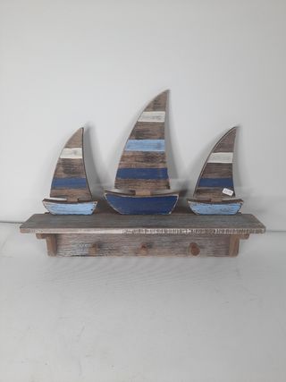 Estantería barcos perchero