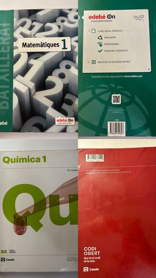 pack de libros de 1ero de bachillerato