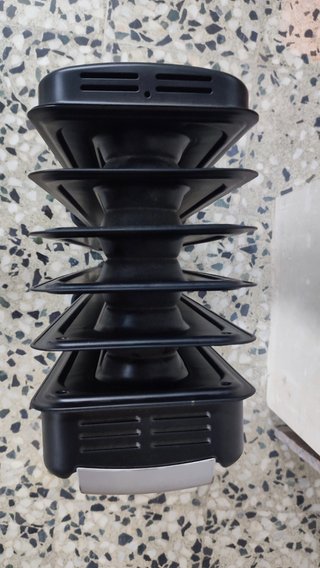 Radiador Rowenta Estufa con ruedas negro