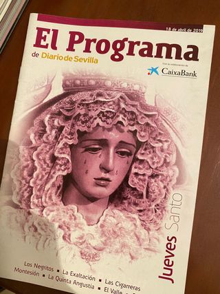 El programa Semana Santa