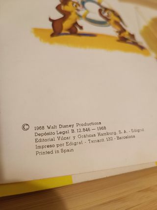 Libro Walt Disney El Barquito del Pato Donald 1968