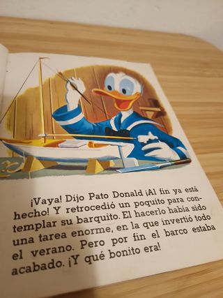 Libro Walt Disney El Barquito del Pato Donald 1968