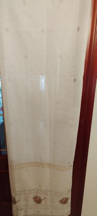 Cortina de cocina con cenefa