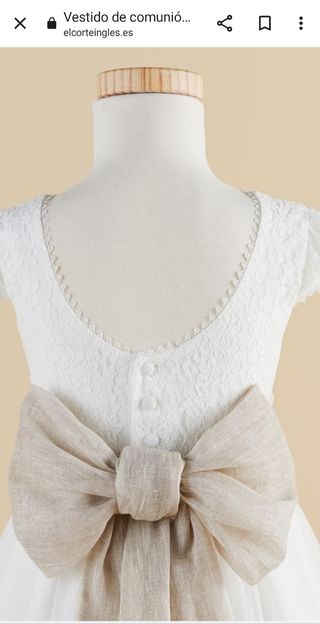 Vestido primera comunión