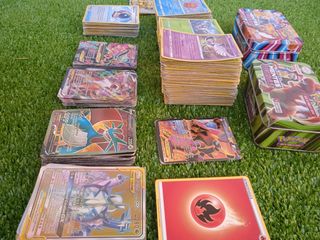 Cartas Pokemon y cajas , dragón ball y album 