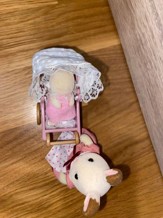 silvanian families ( carrito de bebe)