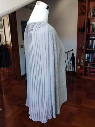 Maglione donna grigio perla. Zara. S