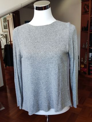 Maglione donna grigio perla. Zara. S