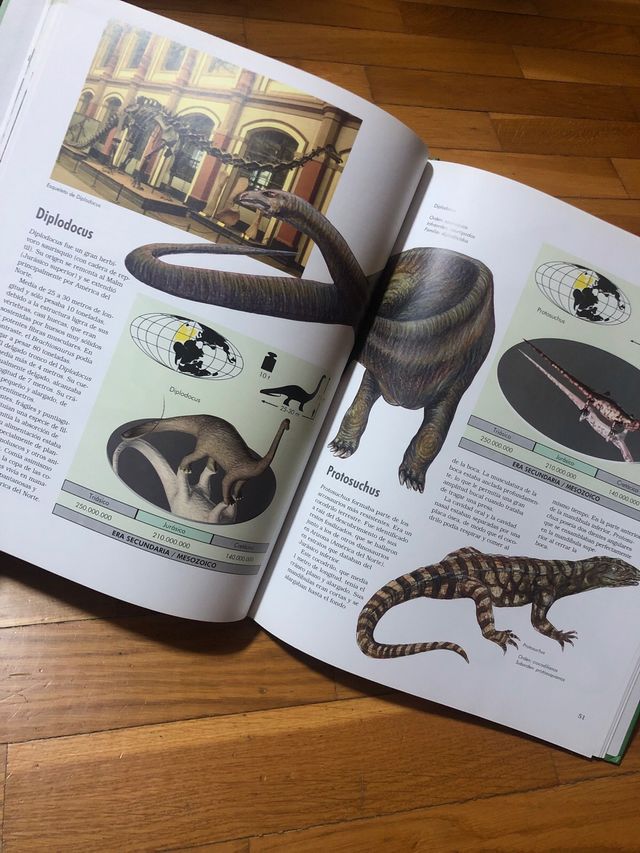 libro LOS DINOSAURIOS. NGV