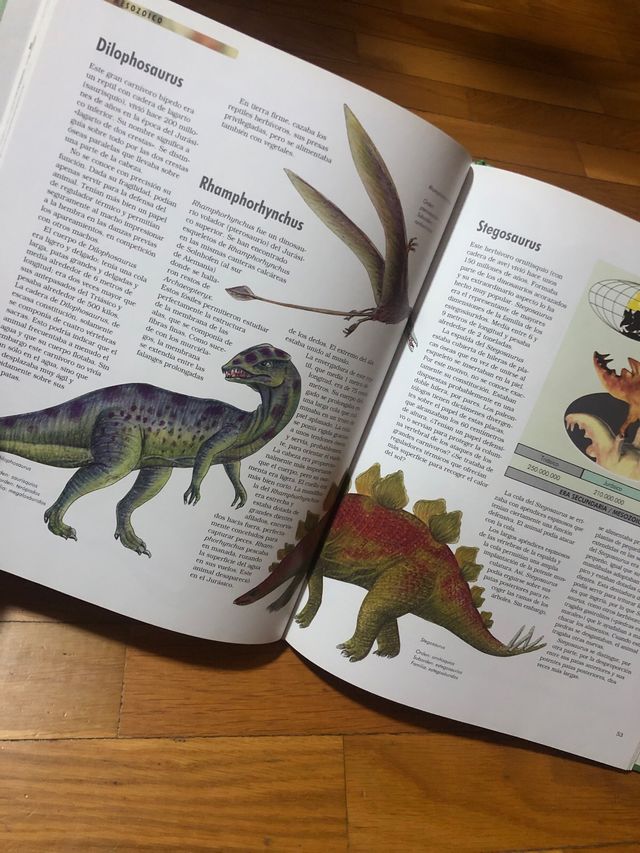 libro LOS DINOSAURIOS. NGV