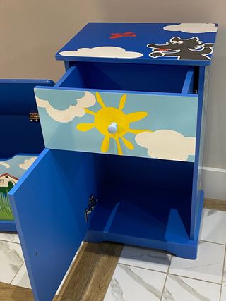Cajonera y baúl infantil