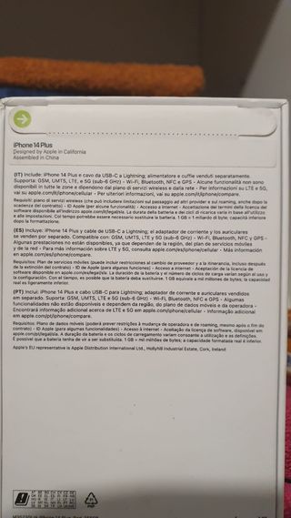 Apple Iphone 14 plus 256 GB