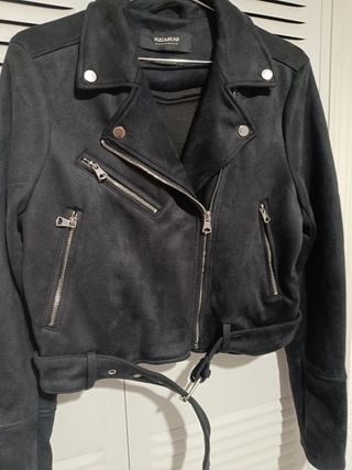 Chaqueta de ante de Pull&Bear talla M