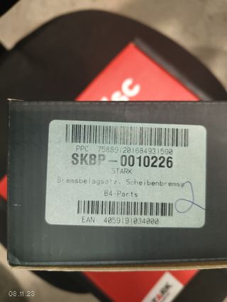 Discos freno y pastillas Stark