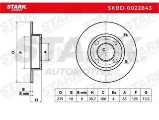 Discos freno y pastillas Stark