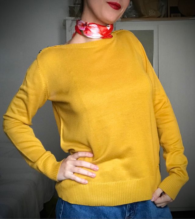 Jersey color mostaza Fórmula Joven