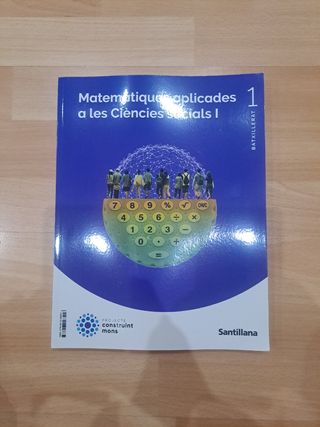 Llibre Matematicas Batxillerat 1