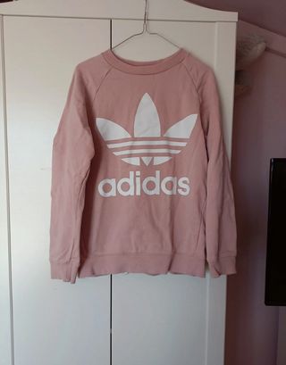 Felpa Adidas Donna Rosa Logo