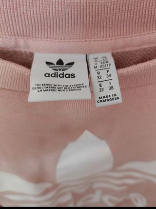 Felpa Adidas Donna Rosa Logo