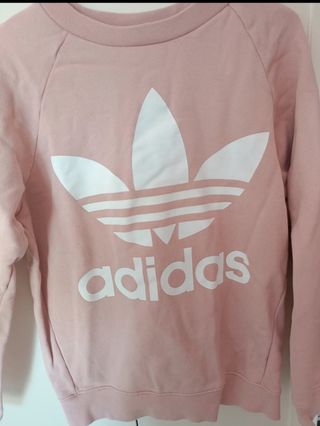 Felpa Adidas Donna Rosa Logo