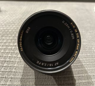 Objetivo Samyang 18mm  f2.8 para sony +filtro Bw