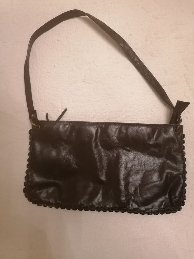 Bolso piel negro