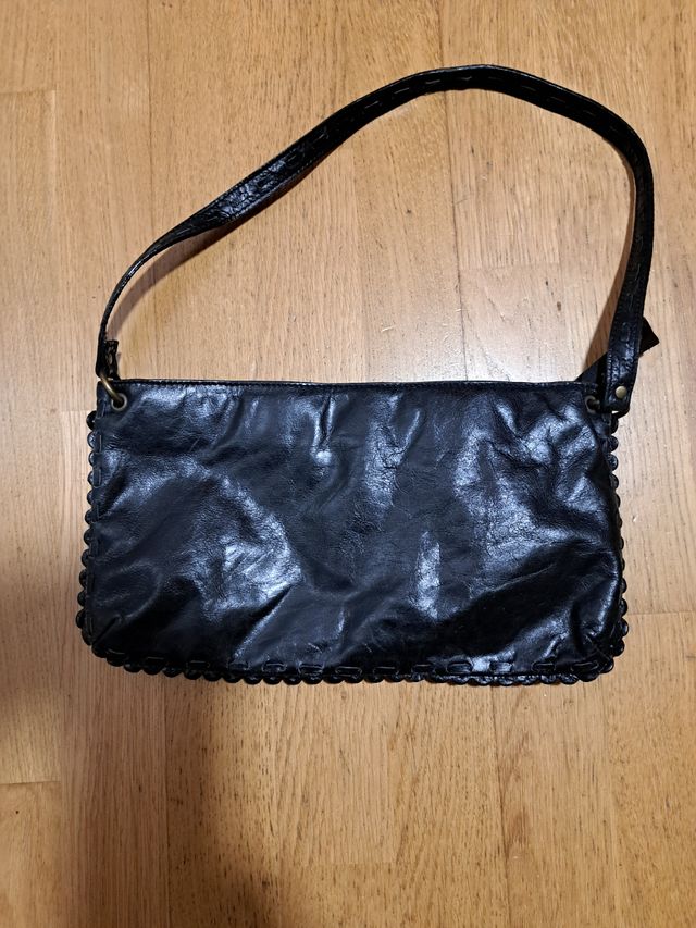 Bolso piel negro