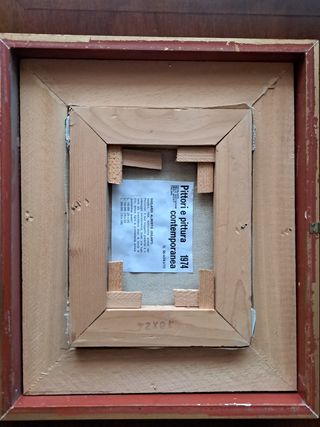 Quadro con cornice vintage