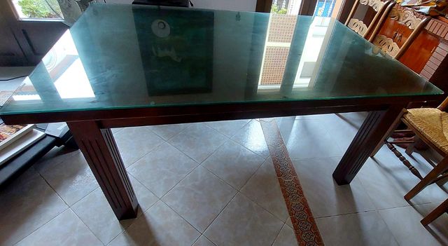 Mesa salón madera