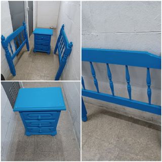 Liquidación 2 cabrceros y mesita  de noche