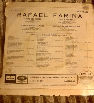 Discos de Rafael Farina