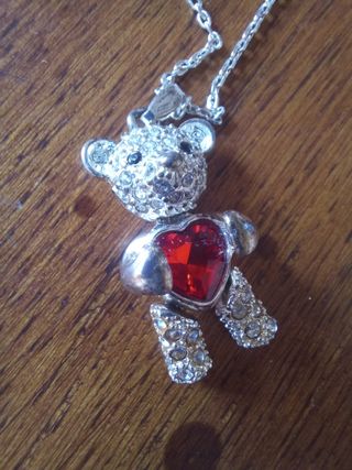 Teddy - ciondolo staccabile con collana lunga