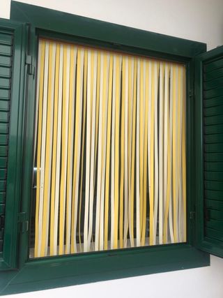 Tenda in plastica per finestra