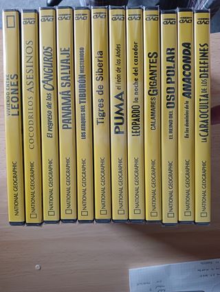 NUEVOS. Colección DVD national geographic