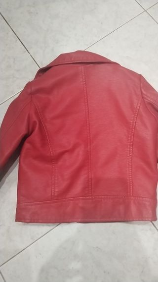 Chaqueta polipiel niña