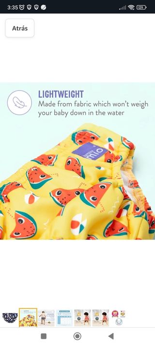 Pañal de natación rehutilizable ! OFERTA EXCLUSIVA