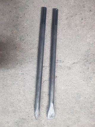 Scalpello piatto e scalpello a punta