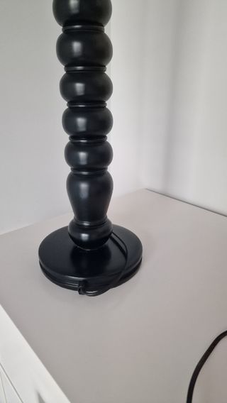 Lámpara pie con pantalla