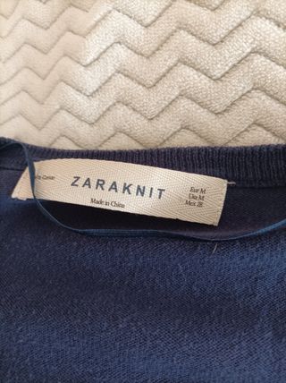 Chaqueta azul marino Zara