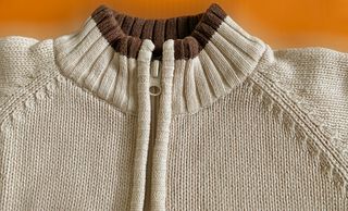 Casaco de Criança em Malha Bege, como Novo