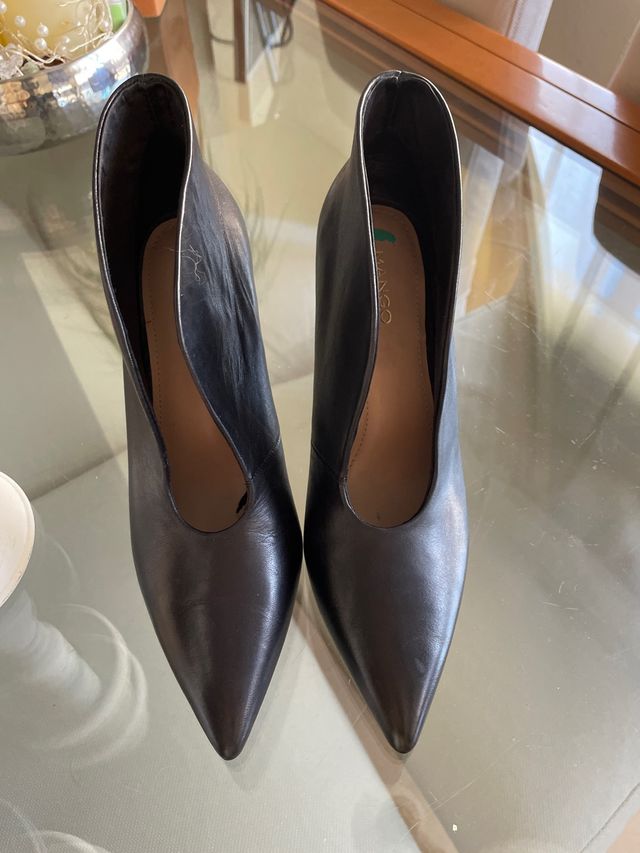 Botines altos Mango Talla 37
