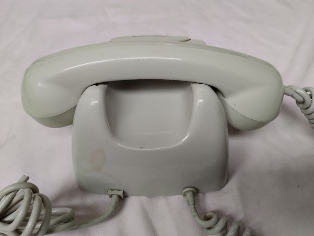 Teléfono antiguo gris Citesa de Telefónica