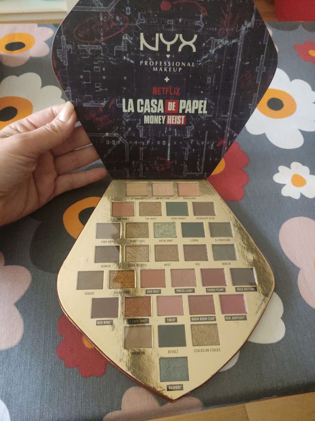 NYX paleta la casa de papel