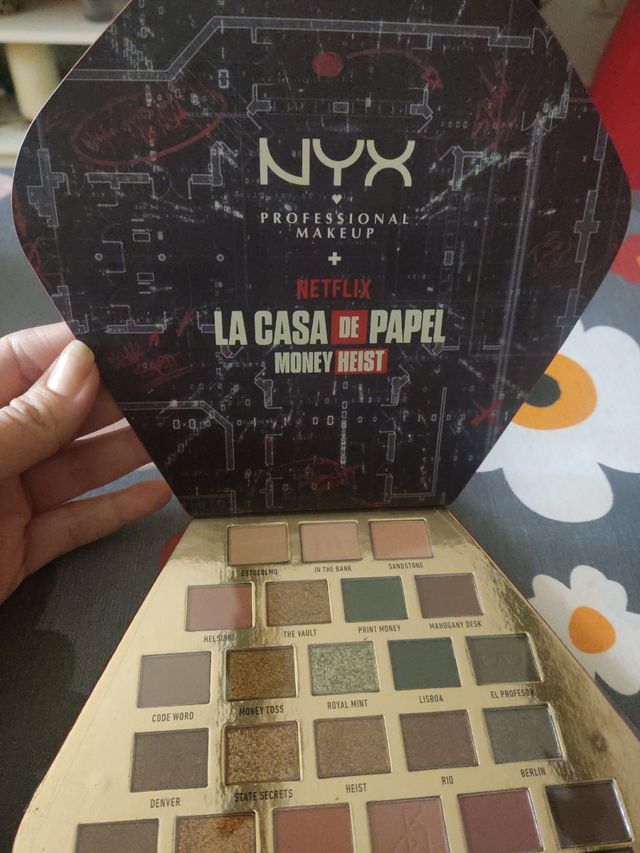 NYX paleta la casa de papel